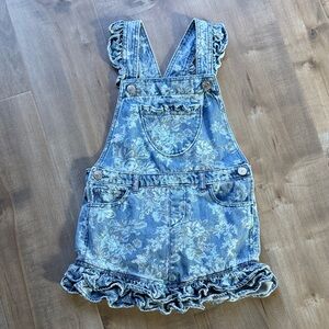 GAP x LoveShackFancy Girls Denim Jumper - Size 5T